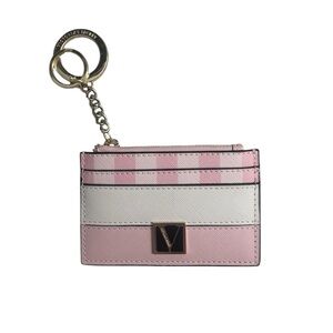 🌸New Victoria’s Secret Pink Iconic Stripe Cardholder🌸